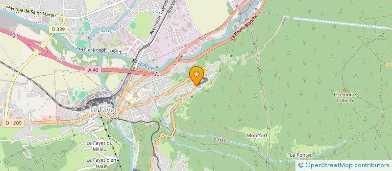 localisation de l'entreprise LES JARDINS D'ELOISE  PASSY