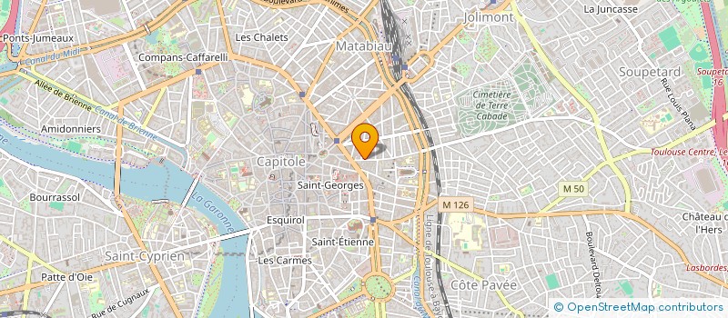localisation de l'entreprise LES JARDINS D'ELYSSA  TOULOUSE