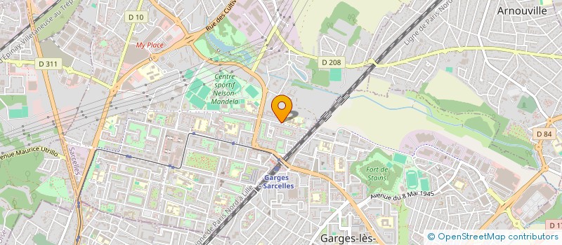 localisation de l'entreprise LES JARDINS D'ENFANTS DE YELADENOU à SARCELLES
