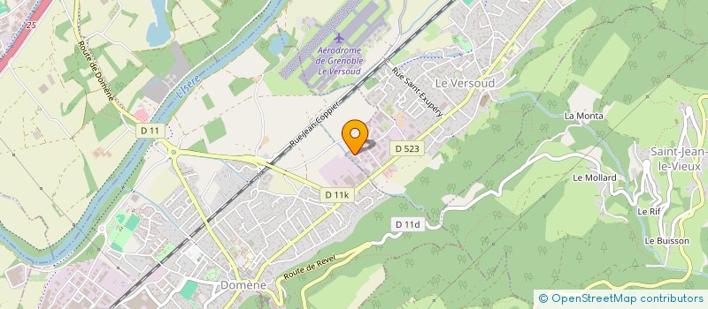 localisation de l'entreprise LES JARDINS D'EVEN  LE VERSOUD