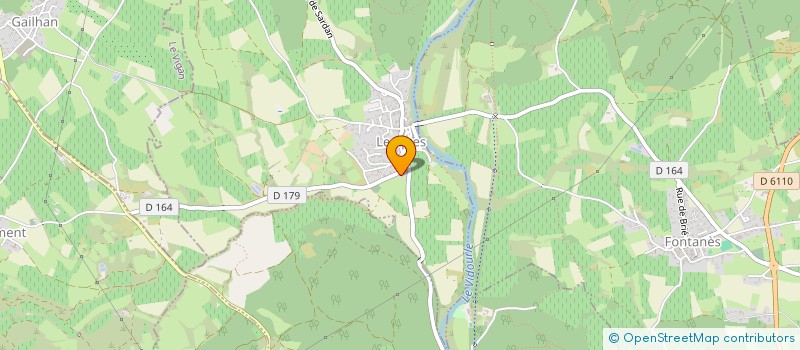 localisation de l'entreprise LES JARDINS D'HALILAK  LECQUES