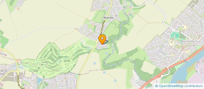 localisation de l'entreprise LES JARDINS D'HELITAS  BIEVILLE-BEUVILLE