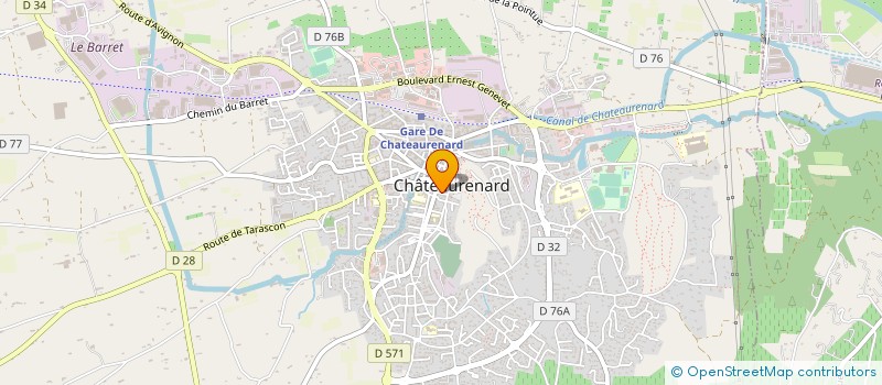 localisation de l'entreprise LES JARDINS D'HESPERIE à CHATEAURENARD