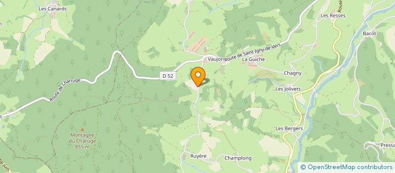 localisation de l'entreprise LES JARDINS D'HYVERT  DEUX-GROSNES