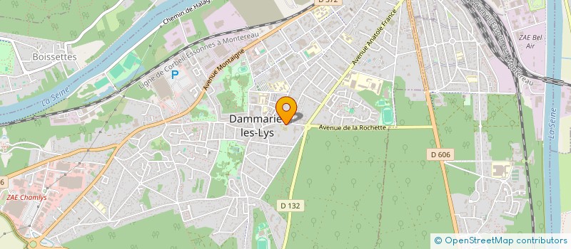 localisation de l'entreprise LES JARDINS D'IROISE DE DAMMARIE LES LYS à DAMMARIE-LES-LYS
