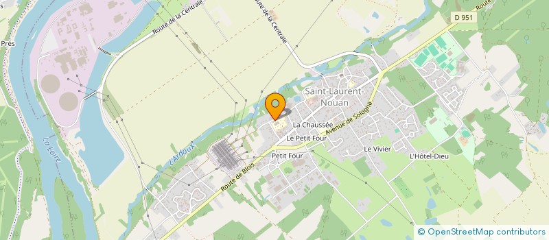 localisation de l'entreprise LES JARDINS D'IROISE DE SAINT LAURENT  SAINT-LAURENT-NOUAN