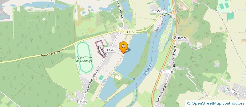 localisation de l'entreprise LES JARDINS D'IROISE DE TOSNY à LES TROIS LACS