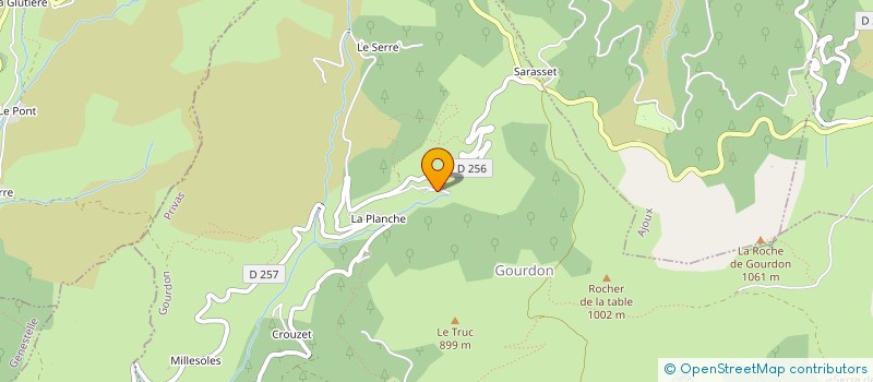 localisation de l'entreprise LES JARDINS D'ISANA  GOURDON