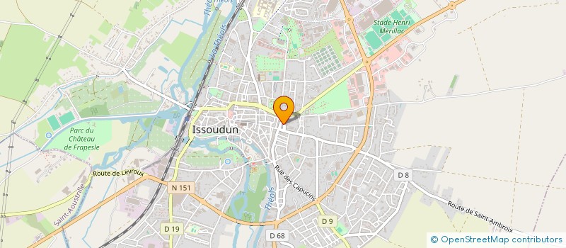 localisation de l'entreprise LES JARDINS D'ISTANBUL à ISSOUDUN