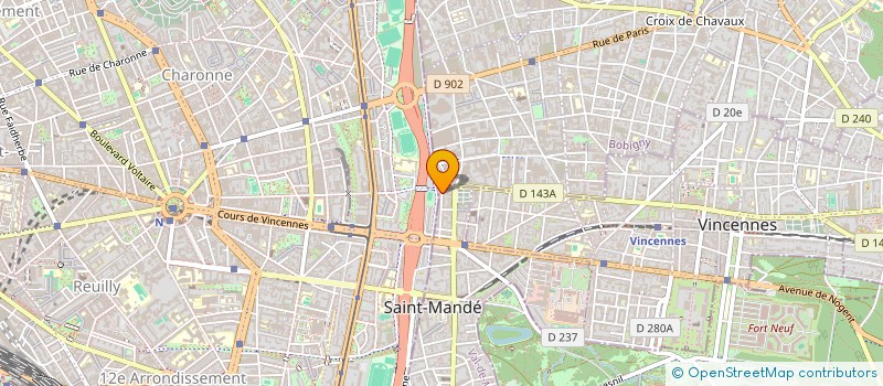 localisation de l'entreprise LES JARDINS D ITALIE  SAINT-MANDE