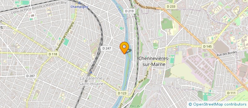 localisation de l'entreprise LES JARDINS D' ODETTE à SAINT-MAUR-DES-FOSSES