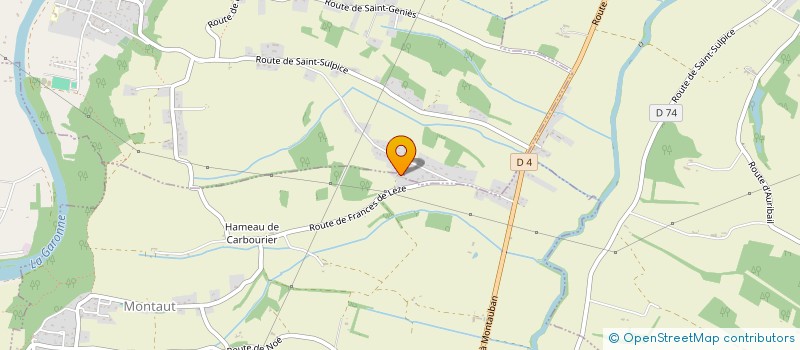 localisation de l'entreprise LES JARDINS D'OLIVIER  MONTAUT