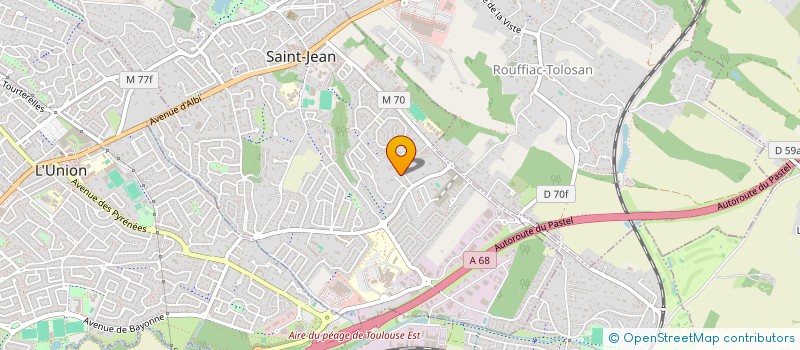 localisation de l'entreprise LES JARDINS D'OLIVIER  SAINT-JEAN