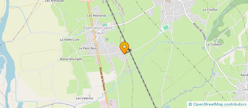 localisation de l'entreprise LES JARDINS D'ORCHIDEES  EPERCIEUX-SAINT-PAUL