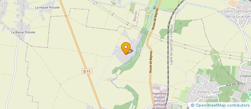 localisation de l'entreprise LES JARDINS D'ORGERUS  NEAUPHLE-LE-VIEUX