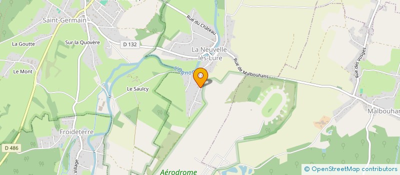 localisation de l'entreprise LES JARDINS D'OZ  LA NEUVELLE-LES-LURE