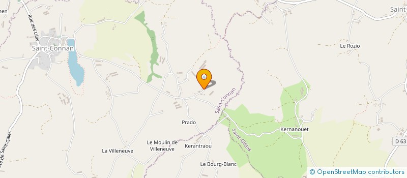 localisation de l'entreprise LES JARDINS D'YVETTE à SAINT-CONNAN