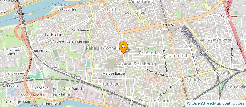 localisation de l'entreprise LES JARDINS DE BAGATELLE à TOURS