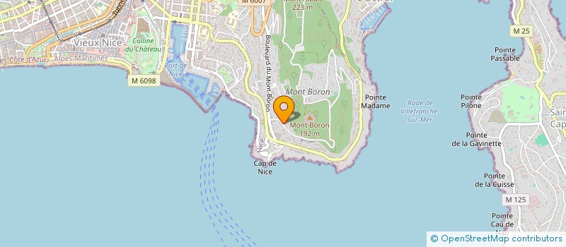 localisation de l'entreprise LES JARDINS DE BAGATELLE à NICE