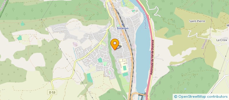 localisation de l'entreprise LES JARDINS DE BAGATELLE  SISTERON