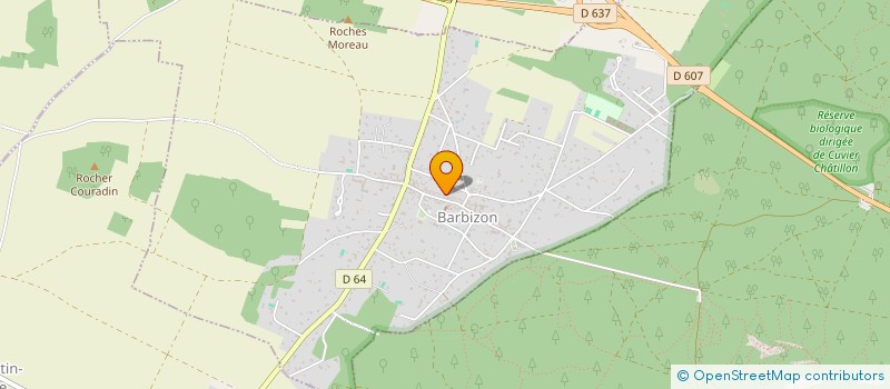 localisation de l'entreprise LES JARDINS DE BARBIZON à BARBIZON