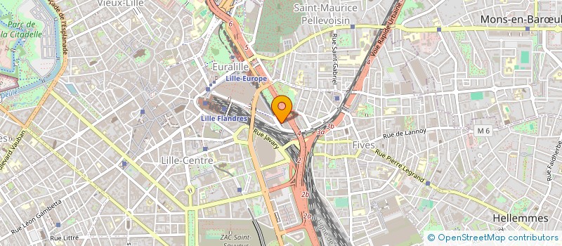 localisation de l'entreprise LES JARDINS DE BARROIS à LILLE