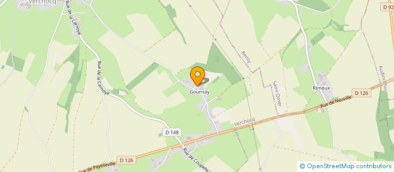 localisation de l'entreprise LES JARDINS DE BAS à VERCHOCQ