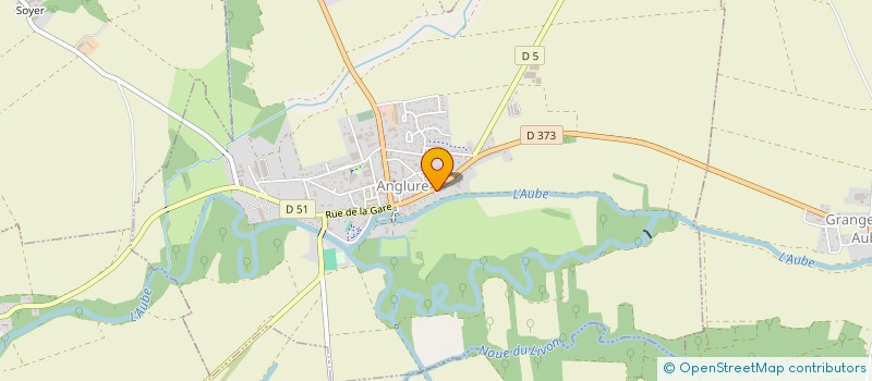 localisation de l'entreprise LES JARDINS DE BEA  ANGLURE