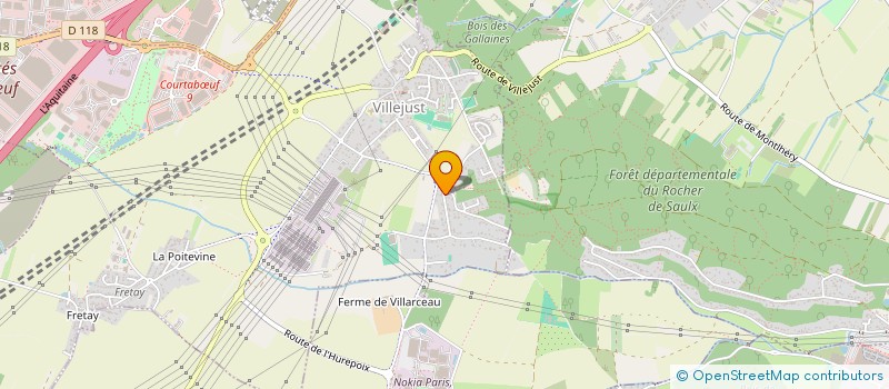 localisation de l'entreprise LES JARDINS DE BEAUREGARD à BURES SUR YVETTE