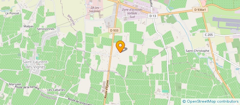 localisation de l'entreprise LES JARDINS DE BERGERAC à BERGERAC