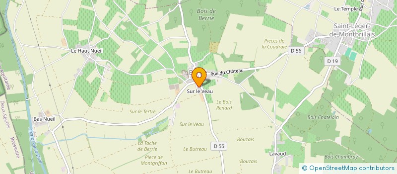 localisation de l'entreprise LES JARDINS DE BERRYE  BERRIE