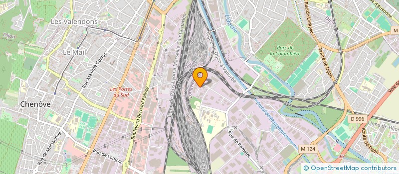 localisation de l'entreprise LES JARDINS DE BERTIN à LONGVIC