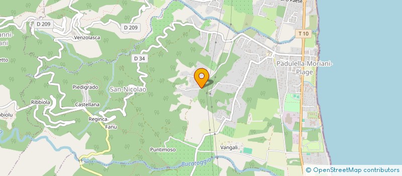 localisation de l'entreprise LES JARDINS DE BORDEO à SAN-NICOLAO