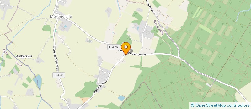 localisation de l'entreprise LES JARDINS DE BOUCONNE  MERENVIELLE