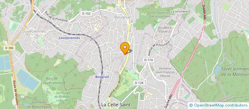 localisation de l'entreprise LES JARDINS DE BOUGIVAL à BOUGIVAL