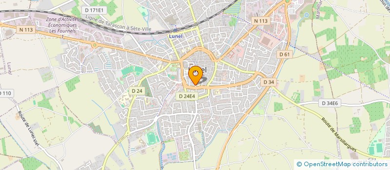 localisation de l'entreprise LES JARDINS DE BOURGIT à LUNEL