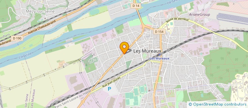 localisation de l'entreprise LES JARDINS DE BRASSEUIL  LES MUREAUX