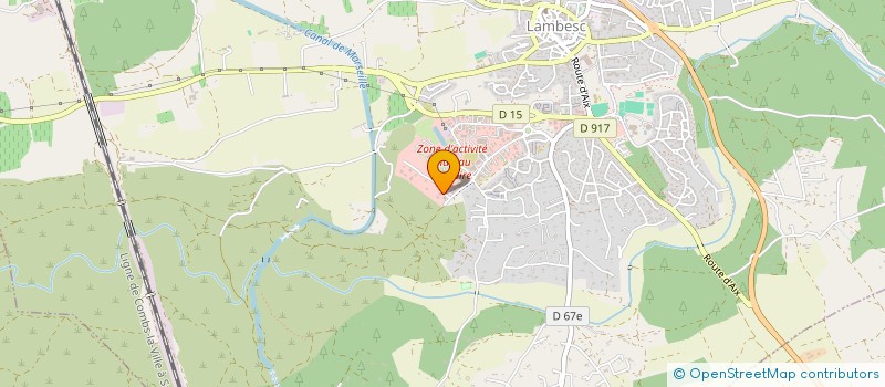 localisation de l'entreprise LES JARDINS DE CABRIERES à LAMBESC