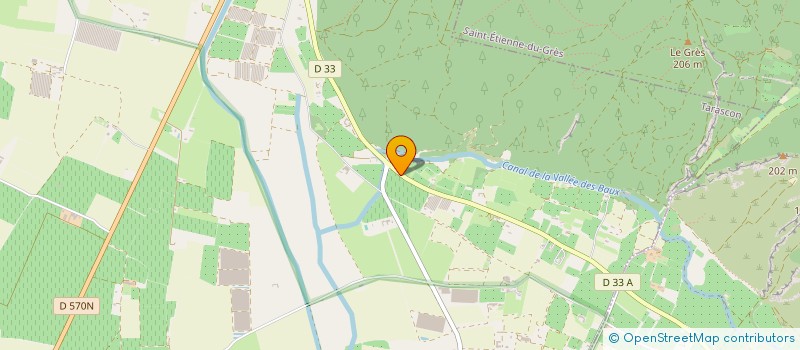 localisation de l'entreprise LES JARDINS DE CALIXTE  TARASCON