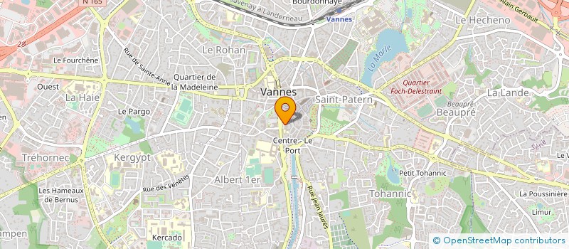 localisation de l'entreprise LES JARDINS DE CALMONT à VANNES