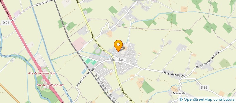localisation de l'entreprise LES JARDINS DE CAMILLE  MONTLAUR