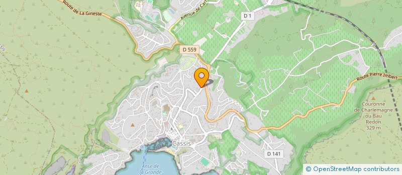 localisation de l'entreprise LES JARDINS DE CASSIS à CASSIS