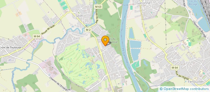 localisation de l'entreprise LES JARDINS DE CAZERES à SEILH