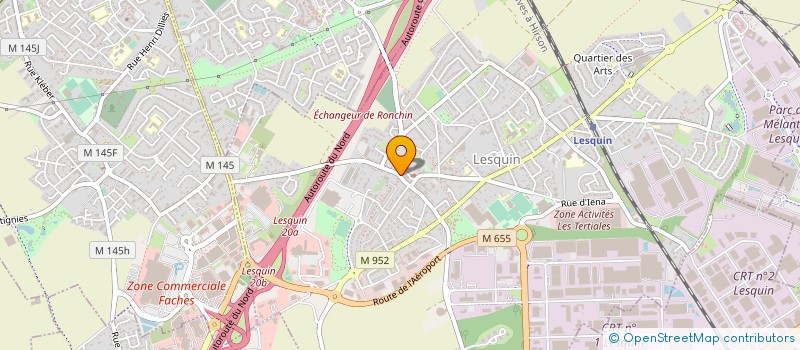 localisation de l'entreprise LES JARDINS DE CELESTE à LESQUIN