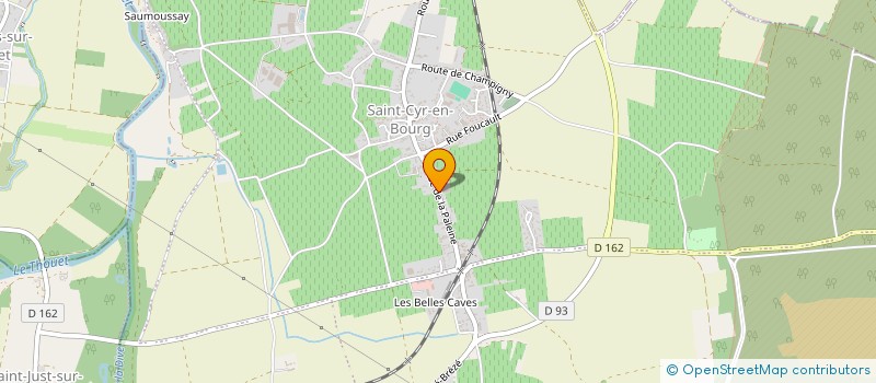 localisation de l'entreprise LES JARDINS DE CELINE  BELLEVIGNE-LES-CHATEAUX