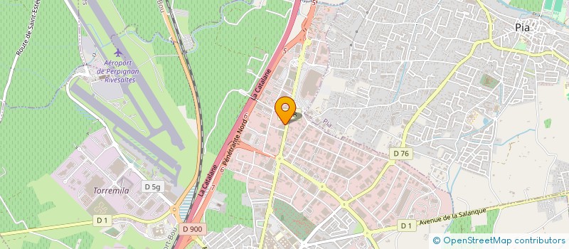 localisation de l'entreprise LES JARDINS DE CHINE  PERPIGNAN