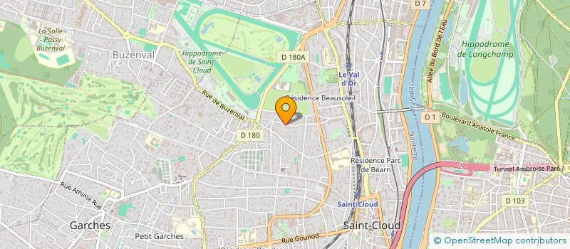 localisation de l'entreprise LES JARDINS DE CHRISTOPHE à SAINT-CLOUD