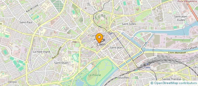 localisation de l'entreprise LES JARDINS DE CLOPEE à CAEN