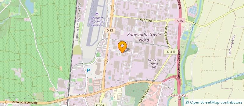 localisation de l'entreprise LES JARDINS DE COLMAR  COLMAR
