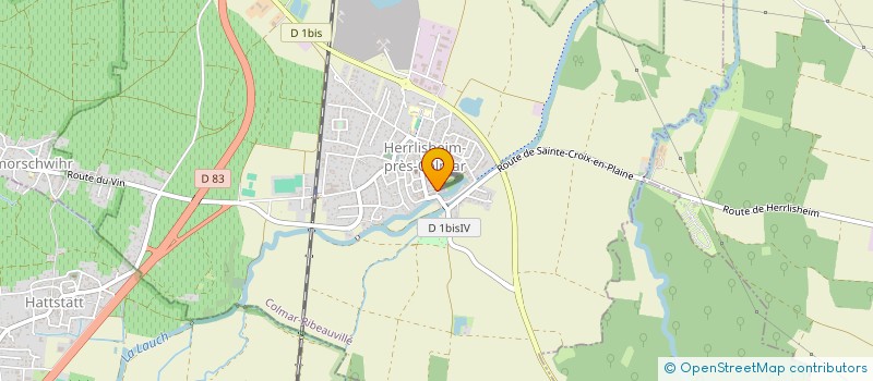 localisation de l'entreprise LES JARDINS DE COLMAR  HERRLISHEIM-PRES-COLMAR